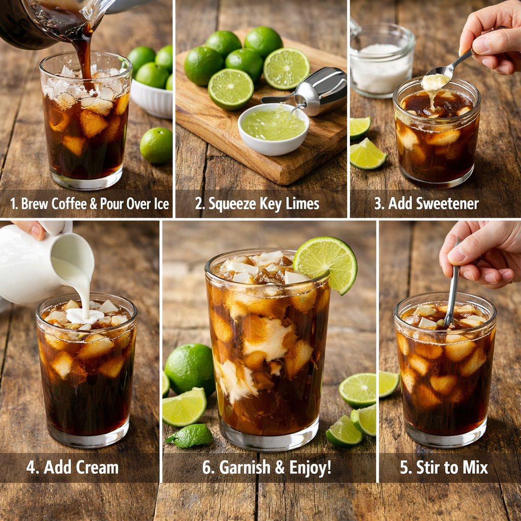 How-to-make-coffee-iced-with-key-lime